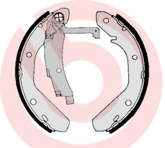 BREMBO s85520 -  Комплект тормозных колодок
