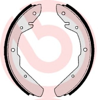 BREMBO s85530 -  Комплект тормозных колодок