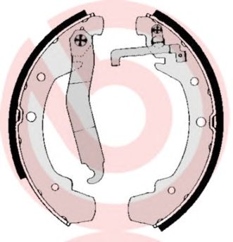BREMBO s85531 -  Комплект тормозных колодок