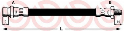 BREMBO t23148 -  Тормозной шланг
