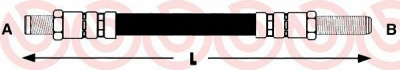 BREMBO t24101 -  Тормозной шланг