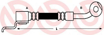 BREMBO t37002 -  Тормозной шланг
