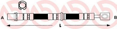 BREMBO t59013 -  Тормозной шланг