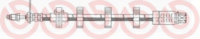 BREMBO t61034 -  Тормозной шланг