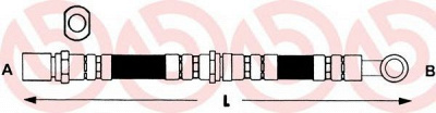 BREMBO t78004 -  Тормозной шланг