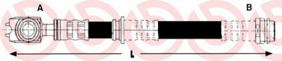 BREMBO t85113 -  Тормозной шланг