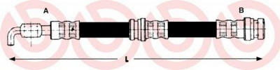BREMBO t86003 -  Тормозной шланг