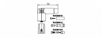 BREMI 10206vw1 -  Вилка, распределитель зажигания| Вилка, катушка зажигания