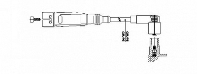 BREMI 11170 -  Провод зажигания