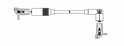 BREMI 11555 - Провод зажигания