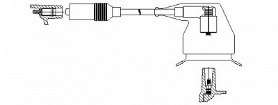BREMI 12930 -  Провод зажигания