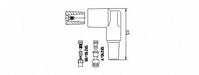 BREMI 132101 -  Вилка, распределитель зажигания| Вилка, катушка зажигания