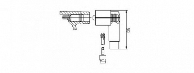 BREMI 132561 -  Вилка, распределитель зажигания| Вилка, катушка зажигания