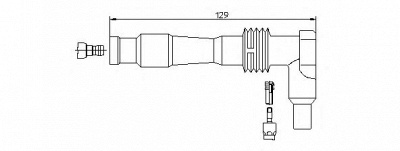 BREMI 132801 -  Вилка, свеча зажигания