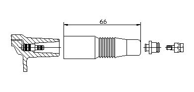 BREMI 13555a1 -  Вилка, катушка зажигания