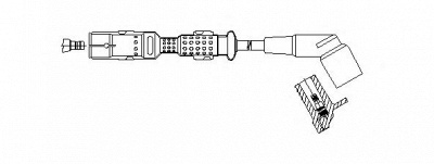 BREMI 13637 -  Провод зажигания