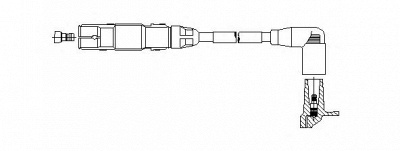 BREMI 190e72 - Провод зажигания