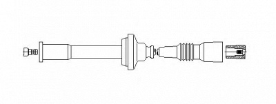 BREMI 1a0585 -  Провод зажигания