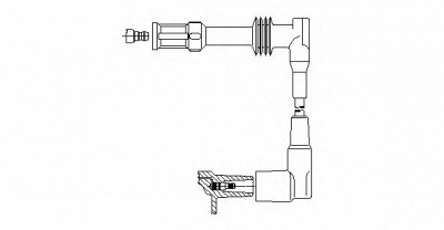 BREMI 1a0650 -  Провод зажигания
