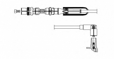 BREMI 1a1088 - Провод зажигания