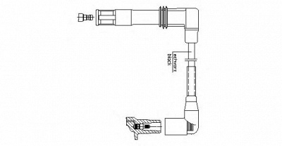 BREMI 1a13e43 -  Провод зажигания