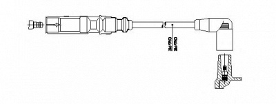 BREMI 1a2246 -  Провод зажигания