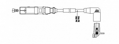 BREMI 1a22e65 -  Провод зажигания