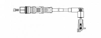 BREMI 1a25e110 - Провод зажигания