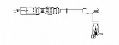BREMI 1a2861 -  Провод зажигания