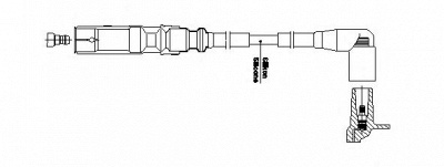 BREMI 1a32f49 -  Провод зажигания