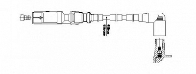 BREMI 1a32h61 -  Провод зажигания