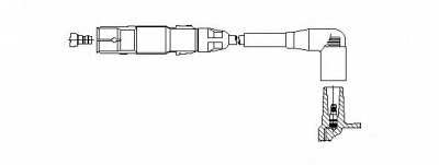 BREMI 210e47 -  Провод зажигания