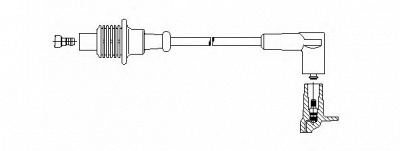 BREMI 63152 -  Провод зажигания