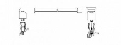 BREMI 63440 -  Провод зажигания