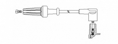 BREMI 66395 -  Провод зажигания