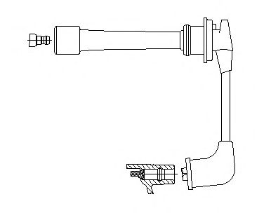 BREMI 6a8540 - Провод зажигания