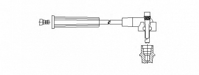 BREMI 86085 -  Провод зажигания