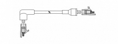 BREMI 88450 -  Провод зажигания