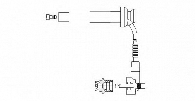 BREMI 891e102 -  Провод зажигания