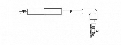 BREMI 8a1080 -  Провод зажигания