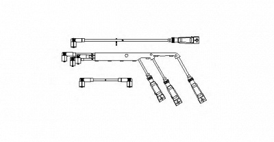 BREMI 923100 -  Комплект проводов зажигания