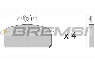 BREMSI bp2151 -  Комплект тормозных колодок, дисковый тормоз
