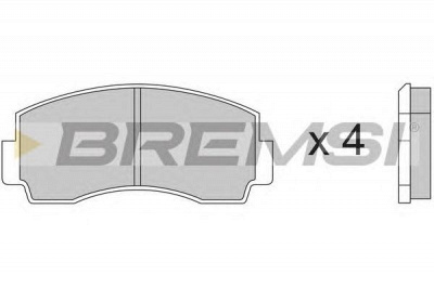 BREMSI bp2168 -  Комплект тормозных колодок, дисковый тормоз