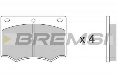 BREMSI bp2169 -  Комплект тормозных колодок, дисковый тормоз