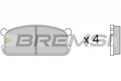 BREMSI bp2192 -  Комплект тормозных колодок, дисковый тормоз