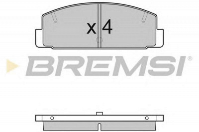 BREMSI bp2448 -  Комплект тормозных колодок, дисковый тормоз