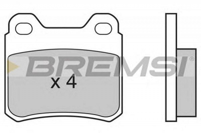 BREMSI bp2507 -  Комплект тормозных колодок, дисковый тормоз
