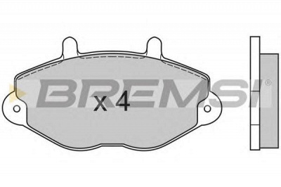 BREMSI bp2549 -  Комплект тормозных колодок, дисковый тормоз