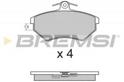 BREMSI bp2641 -  Комплект тормозных колодок, дисковый тормоз