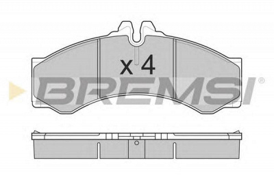 BREMSI bp2681 -  Комплект тормозных колодок, дисковый тормоз